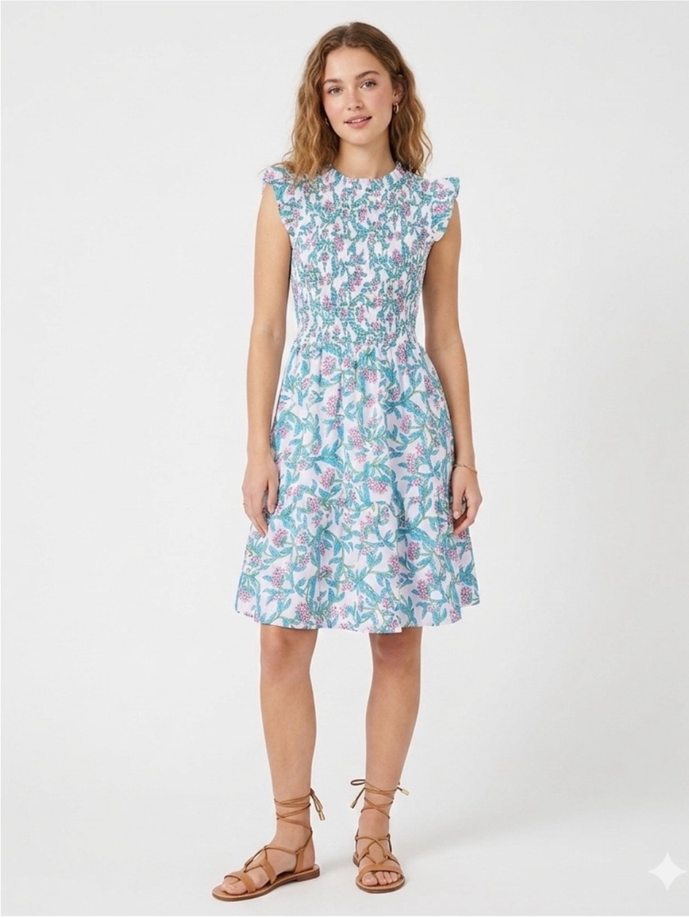 J.Crew flutter-sleeve mini dress new nwt